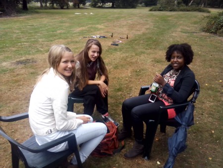Lotte, Aniek en Docho